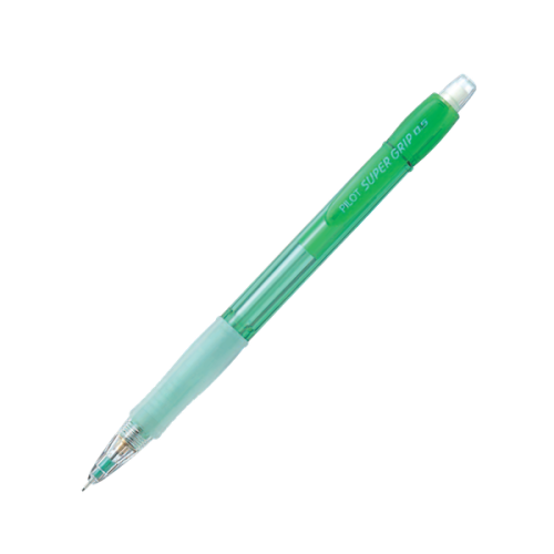 Bút chì bấm Pilot Super Grip Neon 2B Xanh Lá