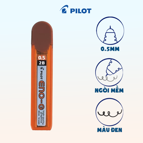 Ruột chì bấm 2B 0.5mm/PL 5ENOG-2B Ruột chì bấm 2B 0.5mm/PL 5ENOG-2B