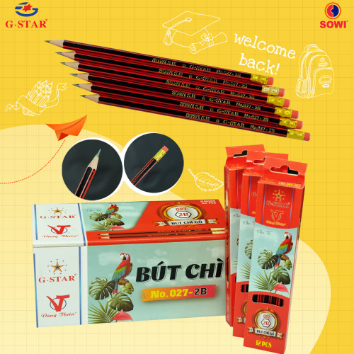 Viết chì đen Gstar 027 Viết chì đen Gstar 027