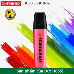 Bút dạ quang Stabilo Boss Original 70 Hồng