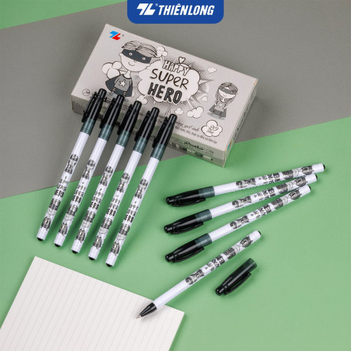 Bút Gel Thiên Long GEL-07 nét 0.5mm mực đen