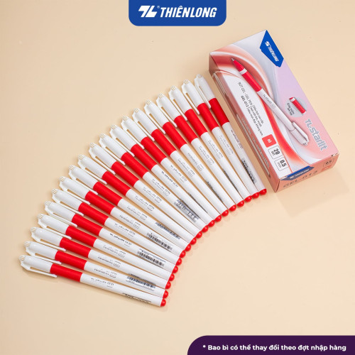 Bút Gel Thiên Long GEL-012 ngòi 0.5mm mực đỏ