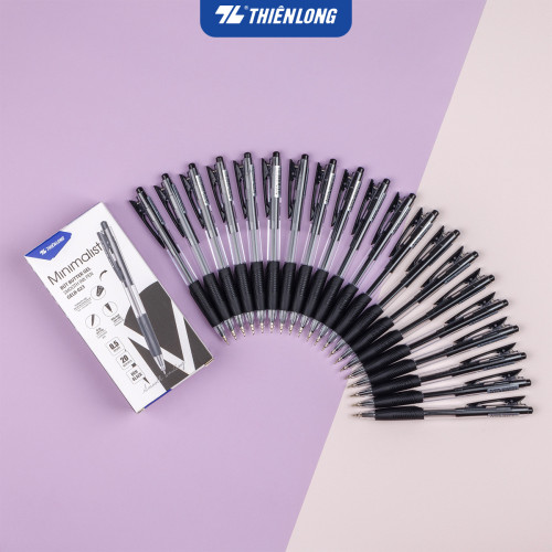 Bút Gel Thiên Long GELB-023 ngòi 0.5mm mực đen