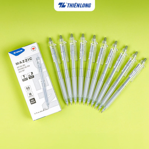 Bút Gel xóa được Thiên Long GELE-007 ngòi 0.5mm mực đen