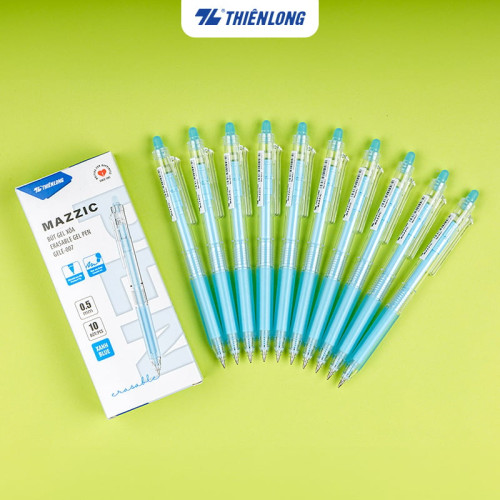 Bút Gel xóa được Thiên Long GELE-007 ngòi 0.5mm mực xanh