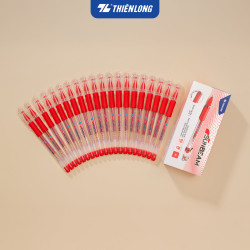 Bút gel Thiên Long GEL-08 Sunbeam ngòi 0.5mm Đỏ