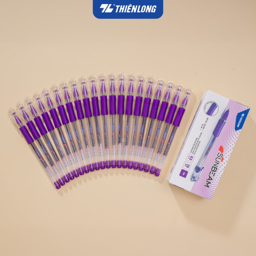 Bút gel Thiên Long GEL-08 Sunbeam ngòi 0.5mm Tím