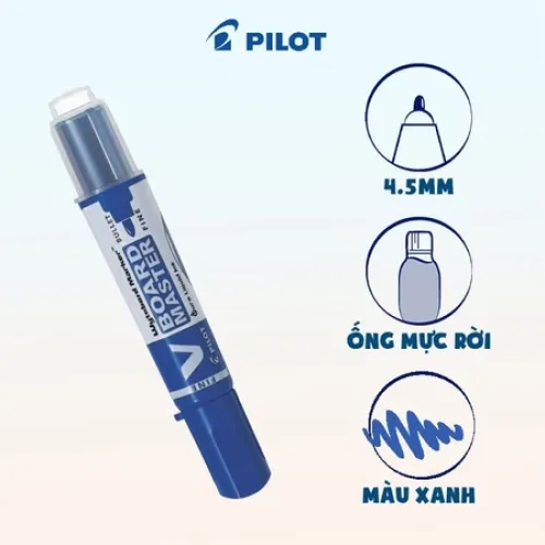 Bút lông bảng Pilot V Board Master S mực xanh WBMA