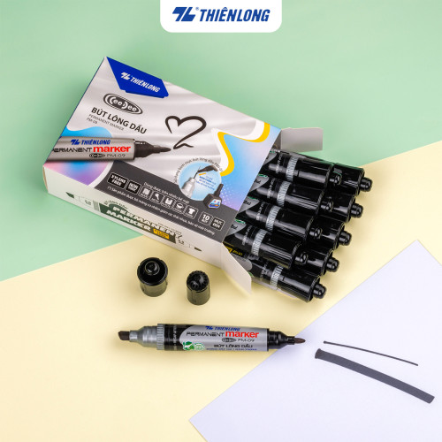 Viết Lông Dầu Thiên Long PM-09 Đen Viết Lông Dầu Thiên Long PM-09 Đen