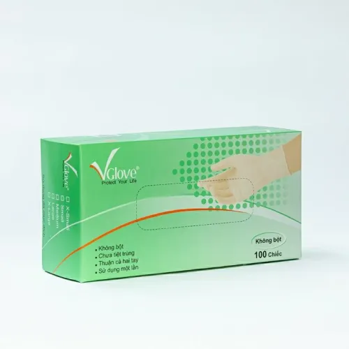 Găng tay y tế Vglove (không bột) size L